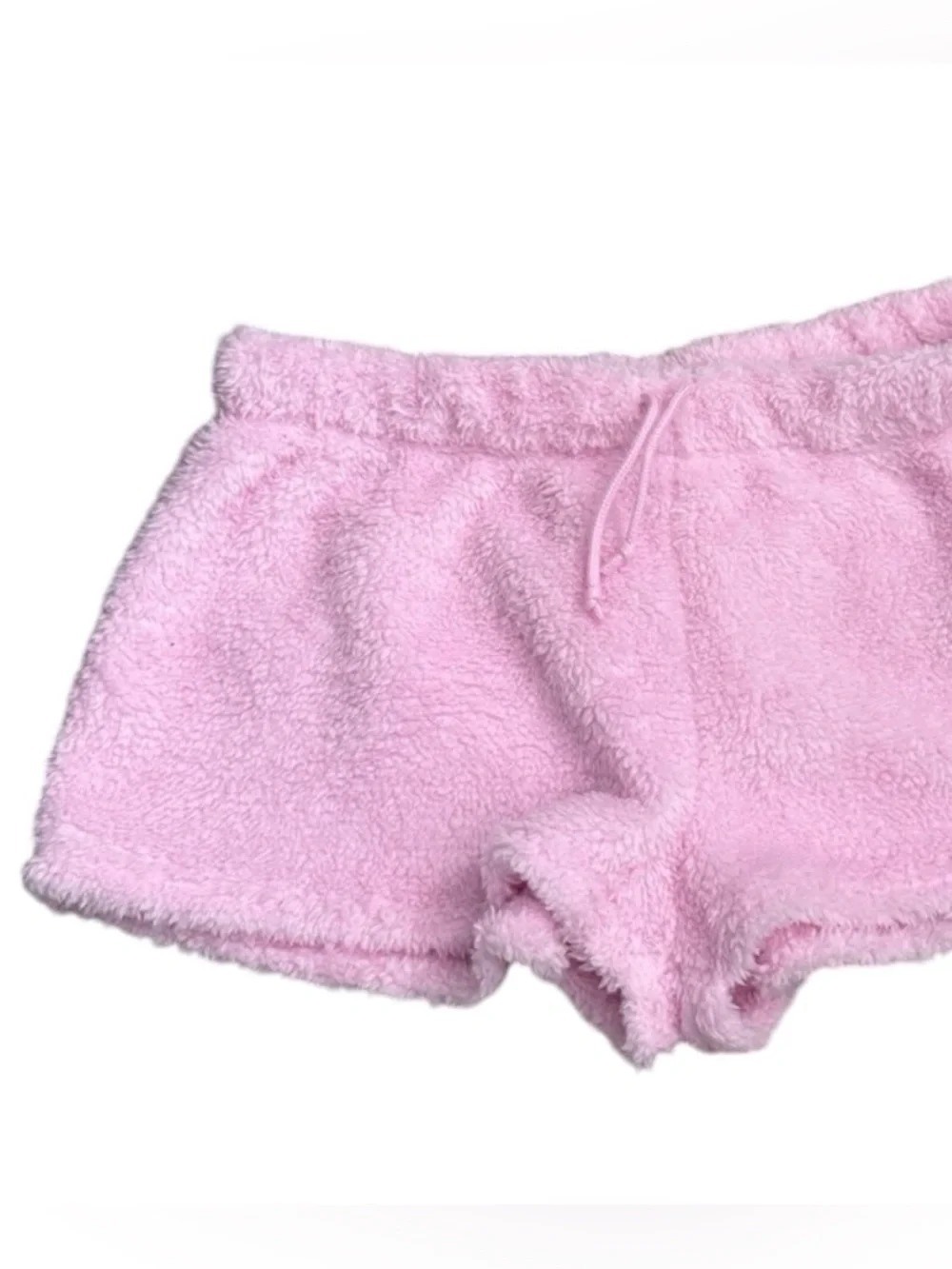 Pink Fuzzy Shorts XL - Picture 3 of 4